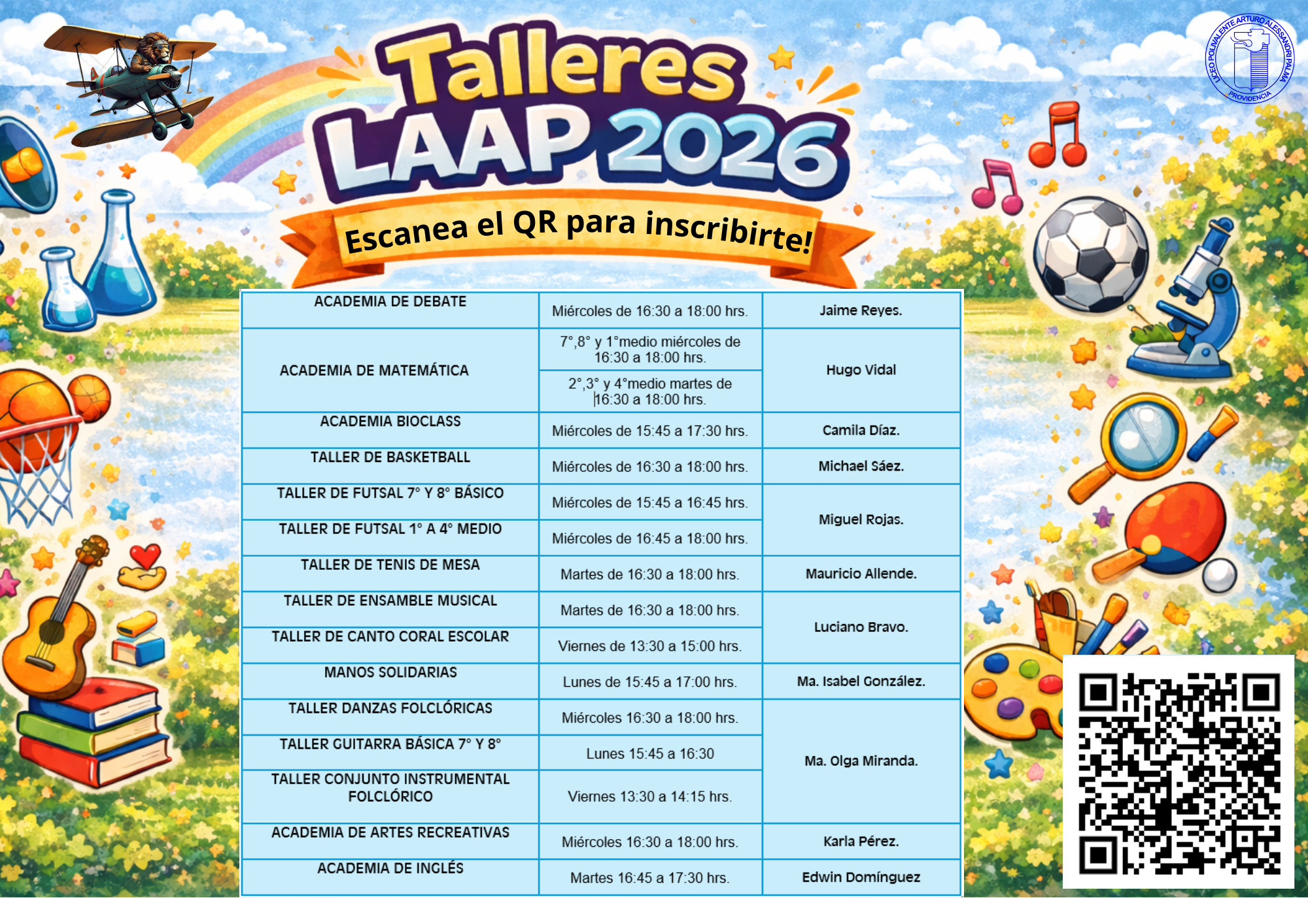 TALLERES LAAP 2026