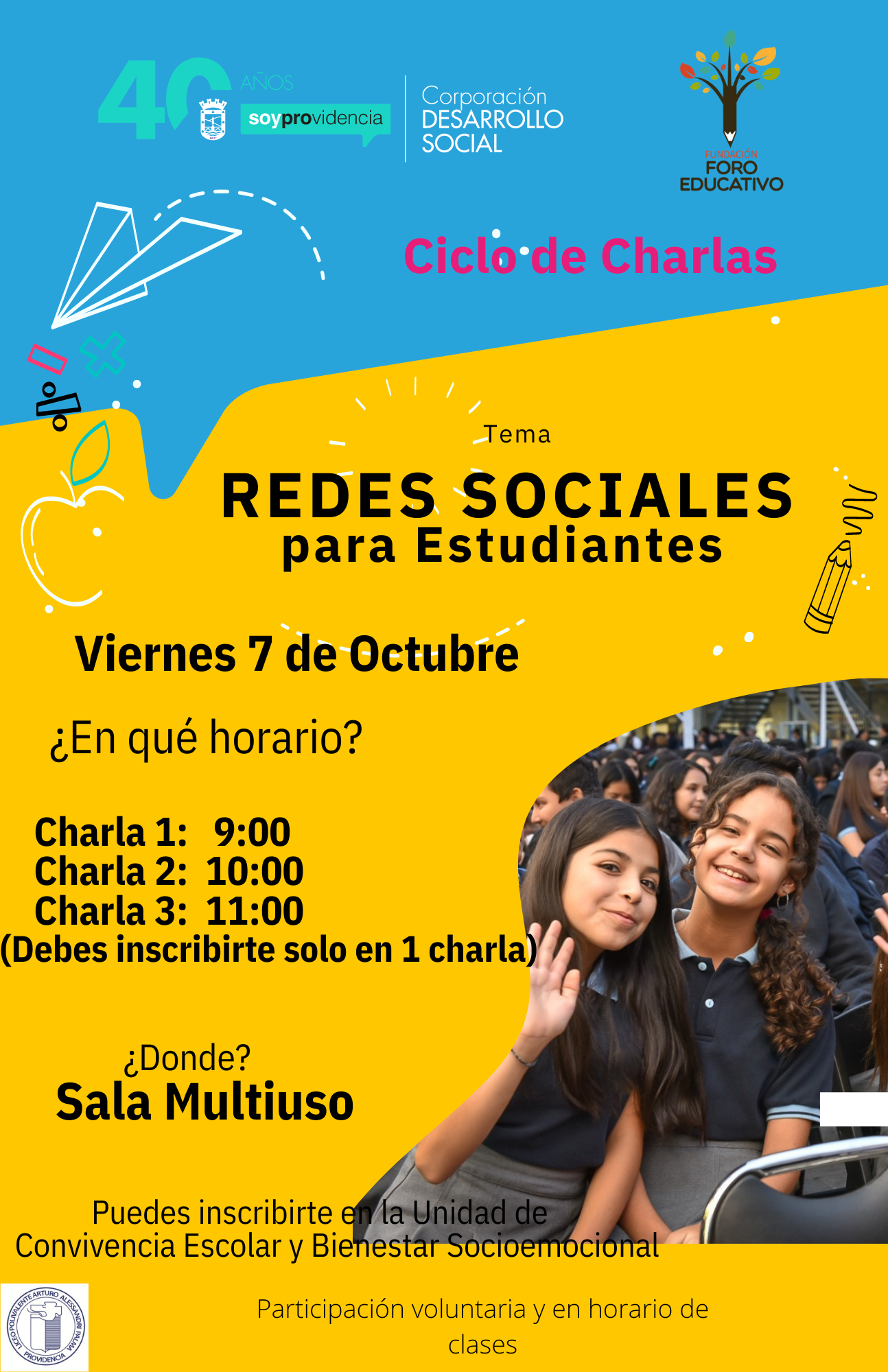 charla RRSS estudiantes